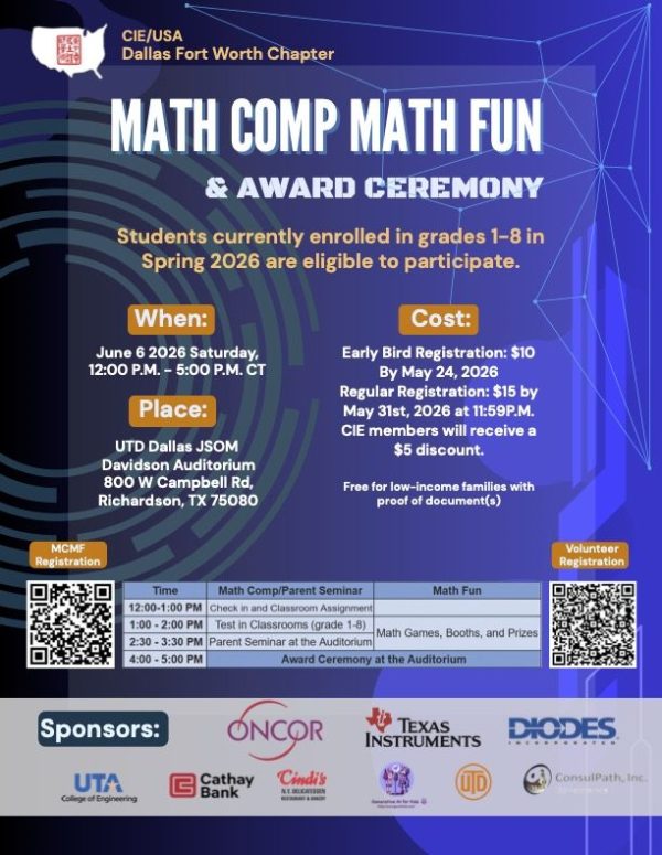 2026 CIE/USA-DFW MathComp & MathFun - CIE/USA-DFW Site